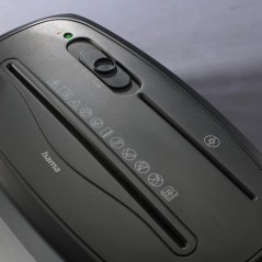 Hama Safe X100CD Cross-Cut Shredder - 72 dB, 22 cm, Black | Secure, Efficient, and Reliable Paper Protection!